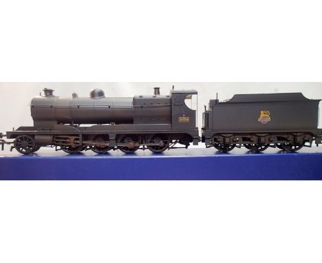 OO scale Bachmann 31-128 class 3000 Black, 3036, Early Crest, weathered, detail fitted, in excellent condition, wear to box. 