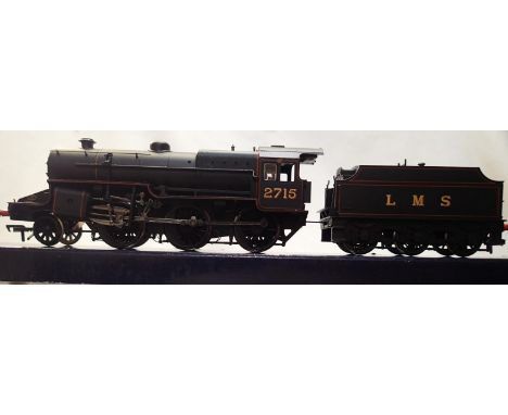 OO scale Bachmann 32-178, Crab, 2715, LMS Black in excellent condition, box has wear. UK P&amp;P Group 1 (£16+VAT for the fir