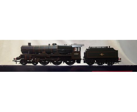 OO scale Bachmann 31-186, Jubilee, 45587, Baroda, Green Late Crest in excellent to near mint condition, D.C.C fitted, box has