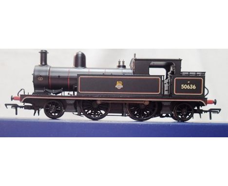 OO scale Bachmann 31-166, 2.4.2 tank Black, 50636, Early Crest, D.C.C fitted, in excellent condition, detail fitted, box has 