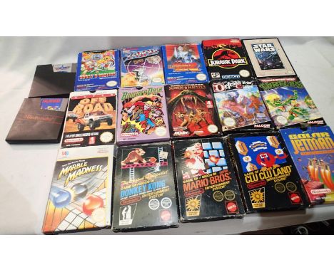 Seventeen Nintendo games, some in poor boxes. UK P&amp;P Group 1 (£16+VAT for the first lot and £2+VAT for subsequent lots) 