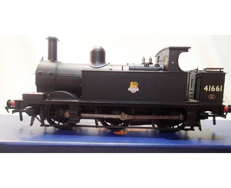 OO scale Bachmann 31-431 class 1F, 41661, Black , Early Crest in excellent to near mint condition, DCC fitted. UK P&amp;P Gro