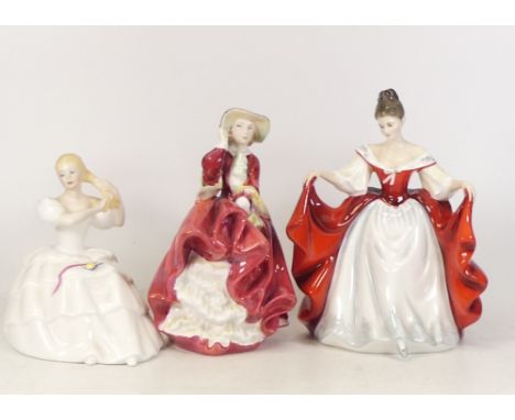 Royal Doulton lady figures Sara HN2265, Top O' the Hill HN1937 and Jean HN2710 (3) 