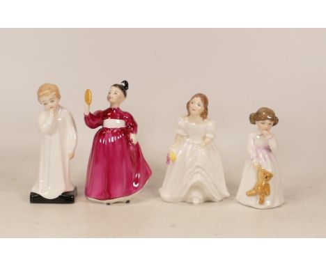Royal Doulton figures Vanity HN2475, Daddy's Girl HN3435, Lynsey HN3043 and Darling HN1985 (4) 