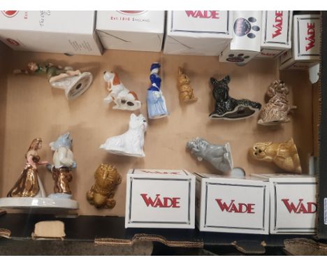A collection of Wade figures to include Beauty and the beast special, Peter Pan, Caroline &amp; A collection of wade animal f