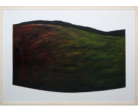 Raimer Jochims, "Lethe", signiertes Acrylgemälde auf gerissenem Papier von 1989, gerahmtRainer Jochims, *1935 Kiel, Amorphe K