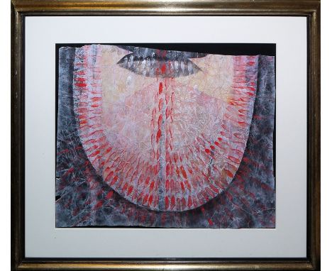 Winand Victor, Ohne Titel, 2 Unikate, Acryl auf geknittertem Papier, 1976, galeriegerahmtWinand Victor, 1918 Schaesberg - 201