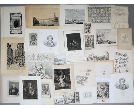 Umfangreicher Sammlungsnachlass mit 127 Blatt Altmeistergraphik 16.-18. Jh, u.a. Adriaen Brouwer, Buffon, Jacques Callot, Dan