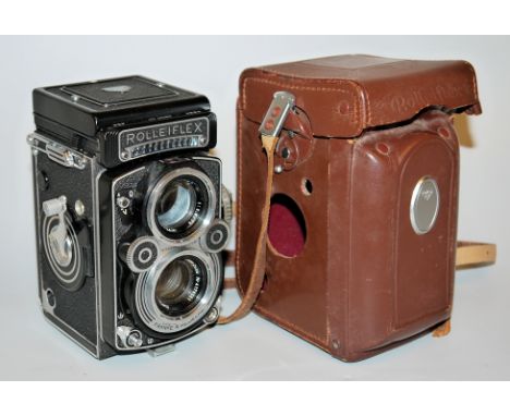 Rolleiflex 3,5 F Franke &amp;amp; Heidecke, mit BereitschaftstascheKamera Rolleiflex 3,5 F, Art. Nr.: 2803609, Hersteller Fra