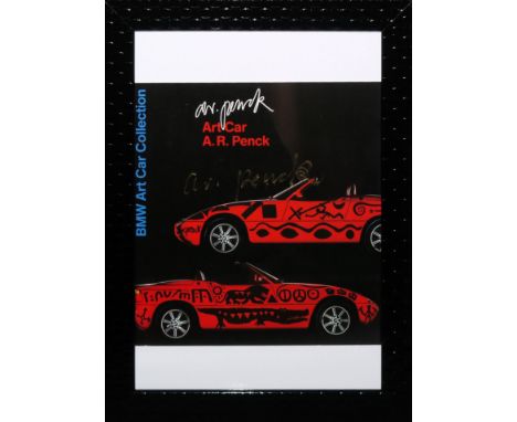 A.R. Penck, kleines Konvolut aus BMW Art Car Collection und Multiples sowie "Vega" von John Barton Epstein mit Farbradierung 