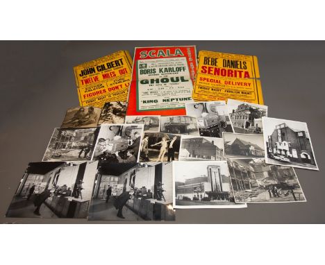 Film/Movie Interest: a large collection of black and white stills from early to mid 20th Century films from National Film Arc
