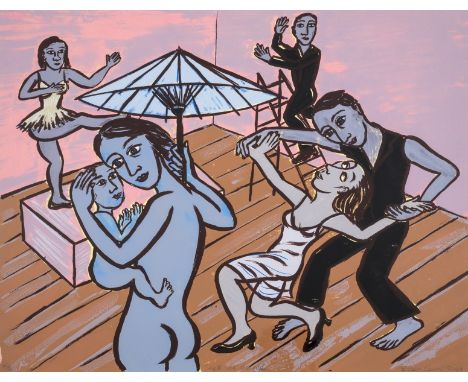 δ Eileen Cooper (b.1953)Shall We Dance; TangoTwo screenprints in colours, 2006 &amp; 2005, each signed, titled and dated in p