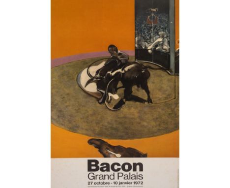 Francis Bacon (1909-1992) after.Grand Palais Exhibition PosterOffset lithograph printed in colours, 1972, printed by J.E. Wol