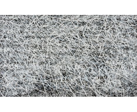 José Parlá (b.1973)The FoundersArchival pigment print in black and white, 2021, signed in ink and numbered from the edition o