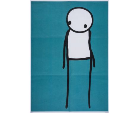 δ STIK (b.1979)Deep (Don't Panic)Offset lithograph printed in colours, 2013, from the edition of unknown size, folded as issu