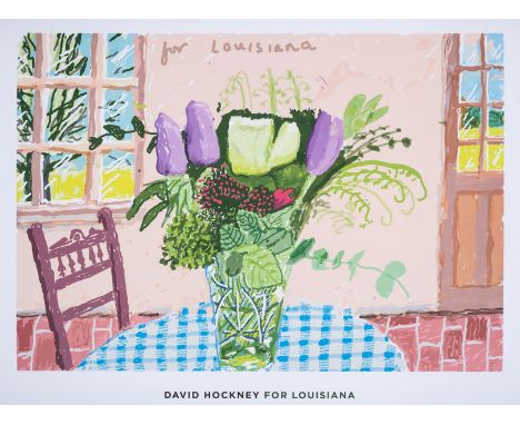 David Hockney (b.1937) after.For LouisianaGiclée in colours, 2021, from the edition of 500, published by the Louisiana Museum