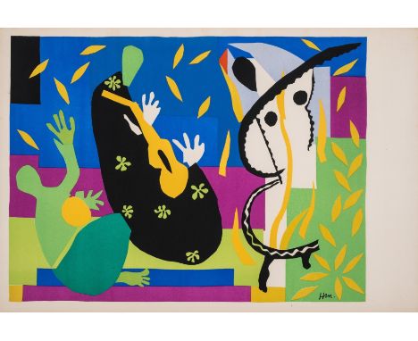 Henri Matisse (1869-1954) after.La Tristesse du Roi, from Verve Vol. IX, Nos. 35-36Lithograph printed in colours, 1958, a pro