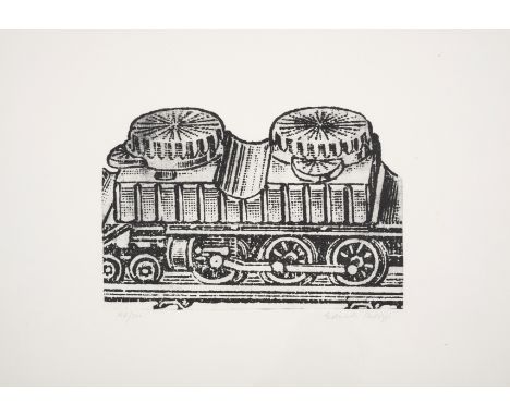 δ Eduardo Paolozzi (1924-2005)Inkwells Loco-motif (Miles 10)Photo-lithograph, 1961, signed in pencil, numbered from the editi