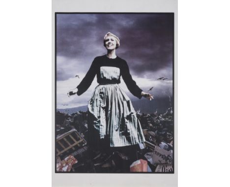 NO RESERVE δ James Cauty (b.1956)Julie Andrews Singing on a Rubbish HeapOffset lithograph printed in colours, 2007, on wove p