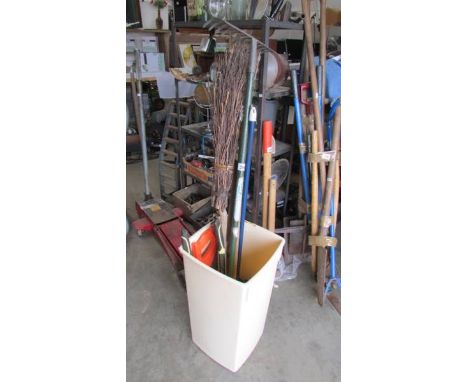 A quantity of garden tools etc., (collect only)