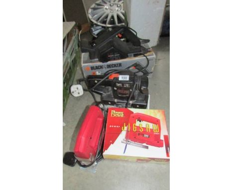 A Black &amp; Decker planer, a Power Devil jigsaw and a sander. (Collect only)