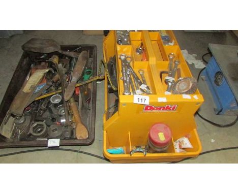Two boxes of assorted tools. (Collect only)