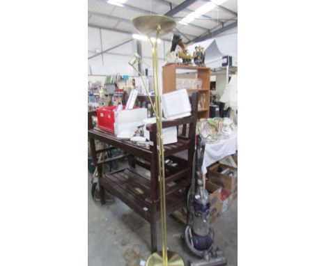 A modern floor lamp. (Collect only)