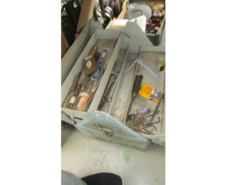 A cantilever tool box and tools (Collect only)