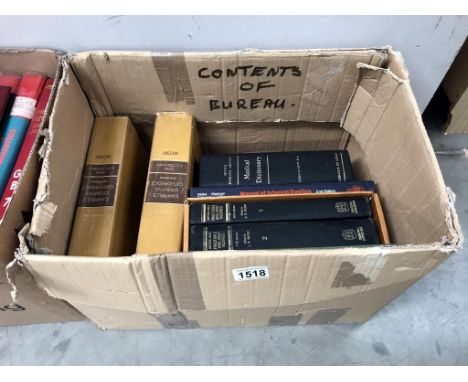 A box of vintage specialist medical books, Campbell's orthopaedics, Watson Jones fractures &amp; joint fractures &amp; medica