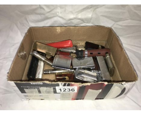A selection of vintage lighters