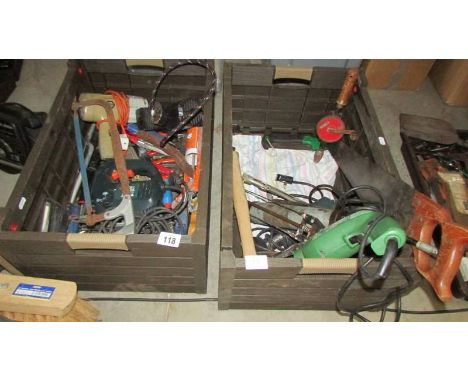 Two boxes of tools, (Collect only)