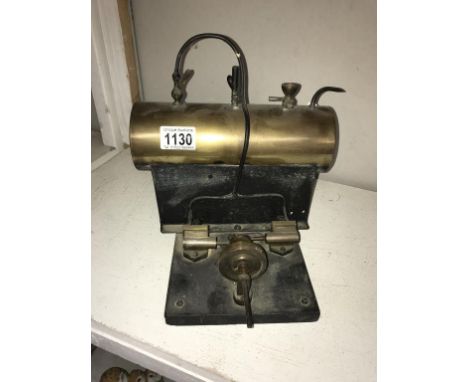 An old hand built steam engine