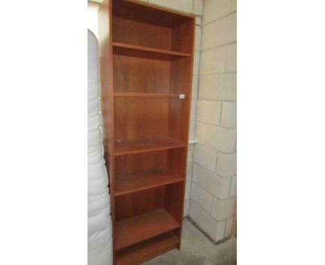 A tall five shelf book case.  (Collect only).