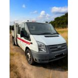 2013 FORD TRANSIT 155 T460 RWD DOUBLE CAB TIPPER PICKUP TRUCK (SPARES/REPAIRS)