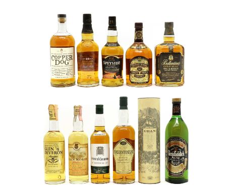 A selection of Scotch whiskies, distillers as per image (11)Condition ReportPlease note we cannot guarantee condition of cont