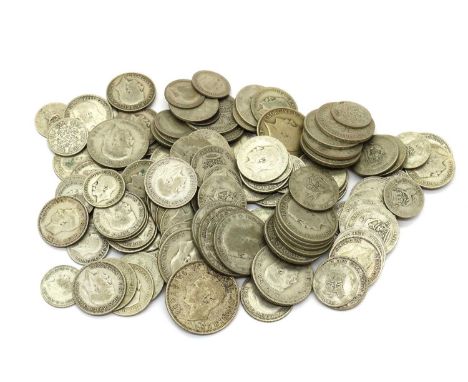 Coins, Great Britain, a collection of pre-1947 silver coinage including Halfcrowns, Florins, Shillings and Sixpences, 23ozt