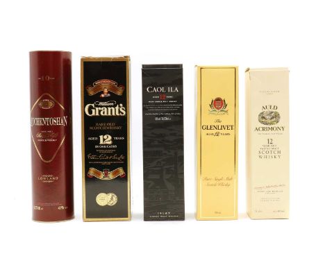 A collection of Scotch Whiskies, various distillers as per image (5)Condition ReportPlease note we cannot guarantee condition