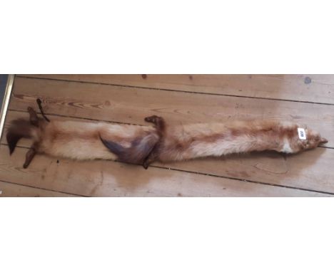 A vintage double mink fur stole