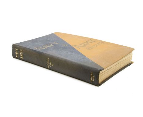 One volume 'Navy and Army' illustrated volume II (only), published Country Life 1915, October 1914 - January 1915