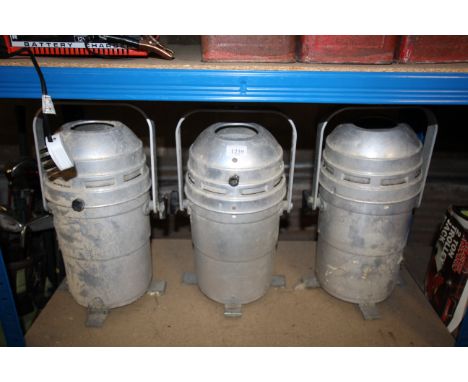 Three Tomcats metal theatre light casings