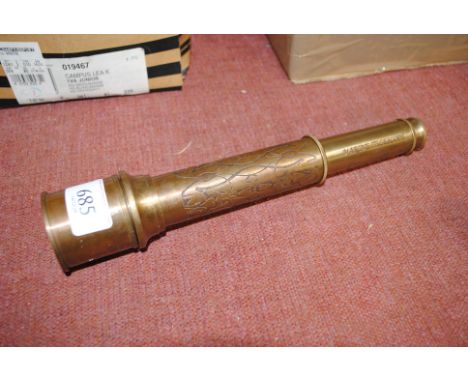 A reproduction brass telescope (26)