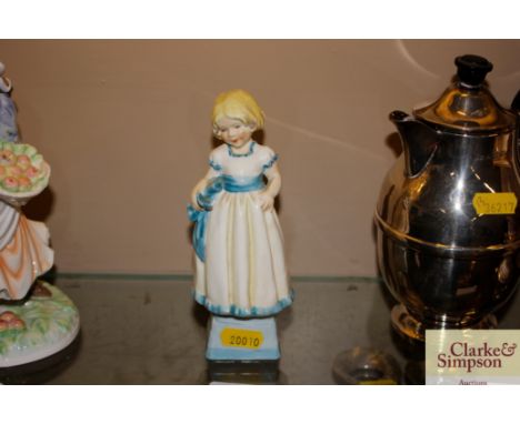 A Royal Worcester figure "Mondays Child Is Fair Of Face"