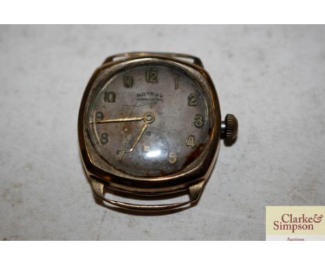 A 9ct gold cased Rotary wrist watch