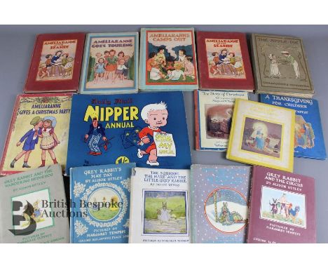 Vintage children's books including Ameliaranne incl. Ameliaranne At The Farm 1937 1st edition, Ameliaranne Gives a Concert 1s