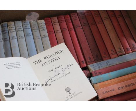 Large quantity of Enid Blyton children's books, includes a signed Enid Blyton first edition of The Rubadub Mystery without du