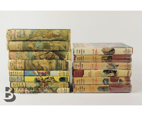 Collection of first edition Enid Blyton books; including 4 Secret Seven first editions in dust jackets, 6 Famous Five first e