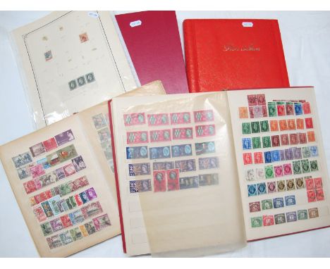 World Stamp Collection, Early to Modern, housed in three stock books, photograph album, and some loose sheets.