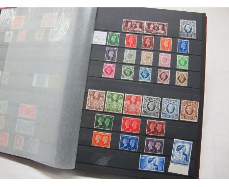 A Good Quality Light House Thirty Two Page Stockbook, housing a GB mint and used collection from Queen Victoria to 1971 inclu