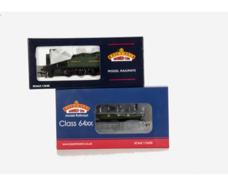 Two Bachmann OO Gauge GWR Tank Locomotives, comprising ref 32-136  4575 class 2-6-2T no 5555 in GWR green, together with ref 