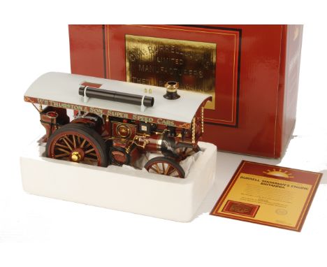 A 1/24 Scale Model Burrell Showman's Traction Engine 'Britannia' by Midsummer Models,  Limited Edition no 924/999, E, box E 